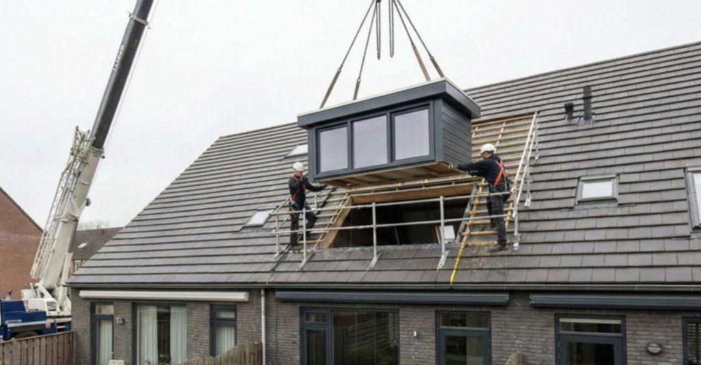 Dakkapel in Zoetermeer - Prefab dakkapel